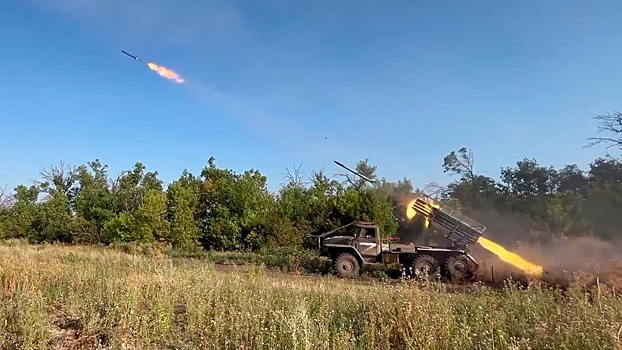 «Град» расчистил путь штурмовикам на Красноармейском направлении