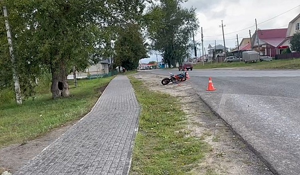 Подросток на мотоцикле пострадал в ДТП в Нижегородской области