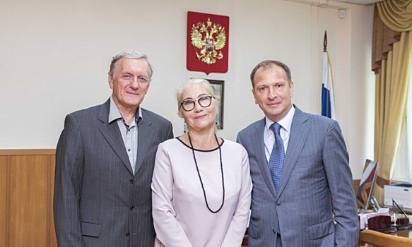 14 сентября состоялась рабочая встреча директора Музея Победы Александра Школьника с Натальей Коневой