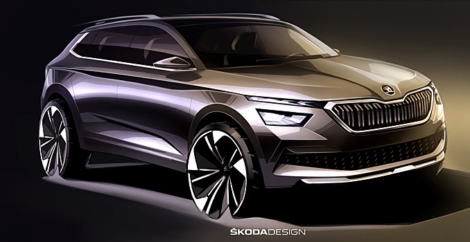 Компактный кроссовер Skoda: новые изображения