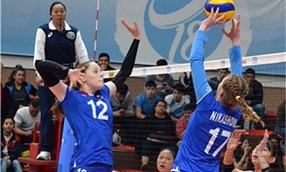 Волейболистки РФ выиграли все четыре матча на групповом этапе ЧМ U18