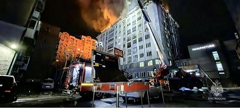Пожар в многоэтажке: специалисты проверяют безопасность здания