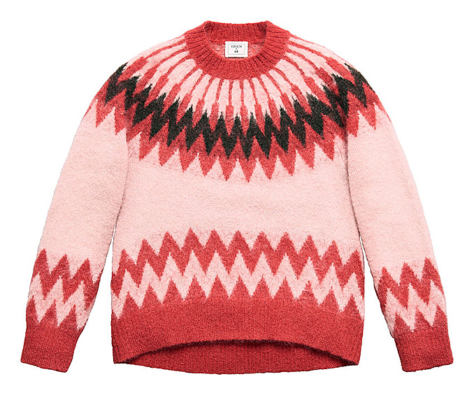 Свитер ERDEM x H&M, в продаже со 2 ноября в некоторых магазинах и на сайте. Шведский бренд в коллаборации с британским выпустил новую коллекцию. Яркий цвет и этнические мотивы делают этот свитер особенно актуальным.