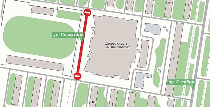 Дорогу у дворца спорта имени Коноваленко временно перекроют в Нижнем Новгороде