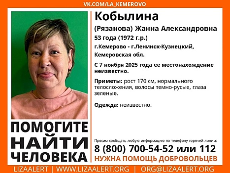 Женщина без вести пропала в Кузбассе