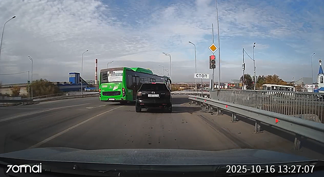 В Оренбурге водителя автобуса наказали за опасное вождение, попавшее на видео