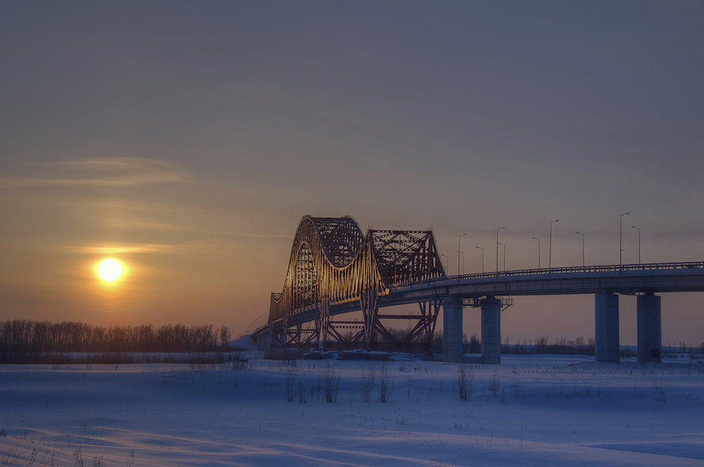 Мост «Красный дракон» , Тюмень, Россия, Европа