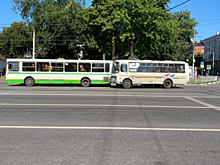 В центре Воронежа в столкновении двух автобусов пострадали трое пассажиров