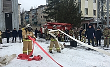 В Курске прошли соревнования по пожарному кроссфиту