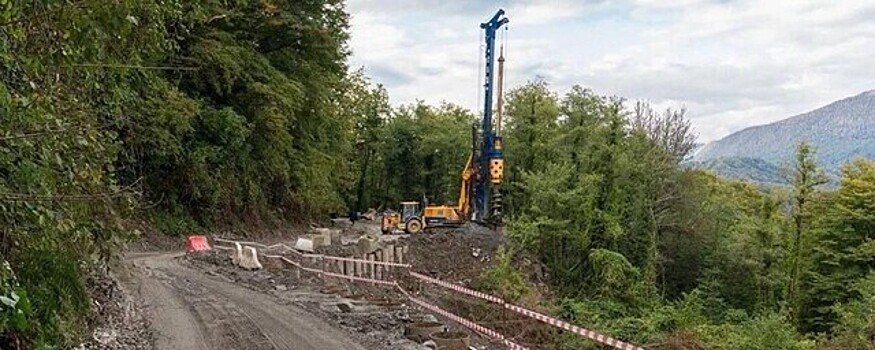 В Сочи завершили восстановление трёх оползневых опасных участков