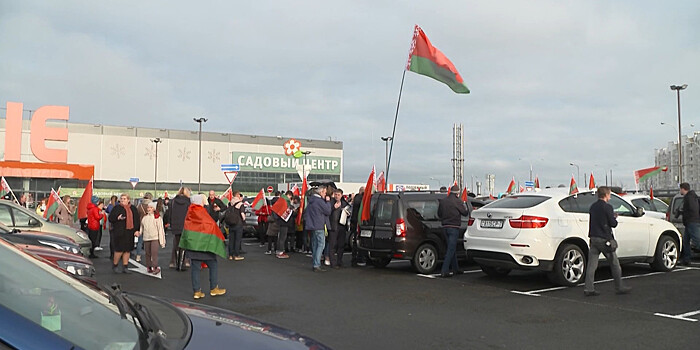 В Минске прошел патриотический автопробег за мир и стабильность