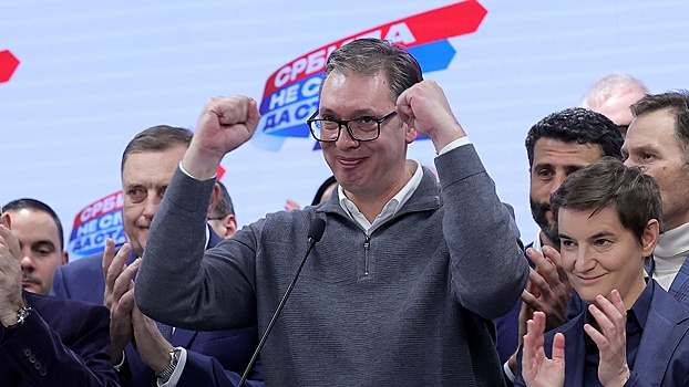 Вучич заявил о победе его коалиции на повторных выборах в Сербии