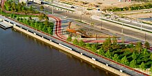 Реконструкция набережной Марка Шагала завершит обустройство левого берега Москвы-реки