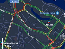 Новая пробка сложилась на Борском мосту из-за ДТП