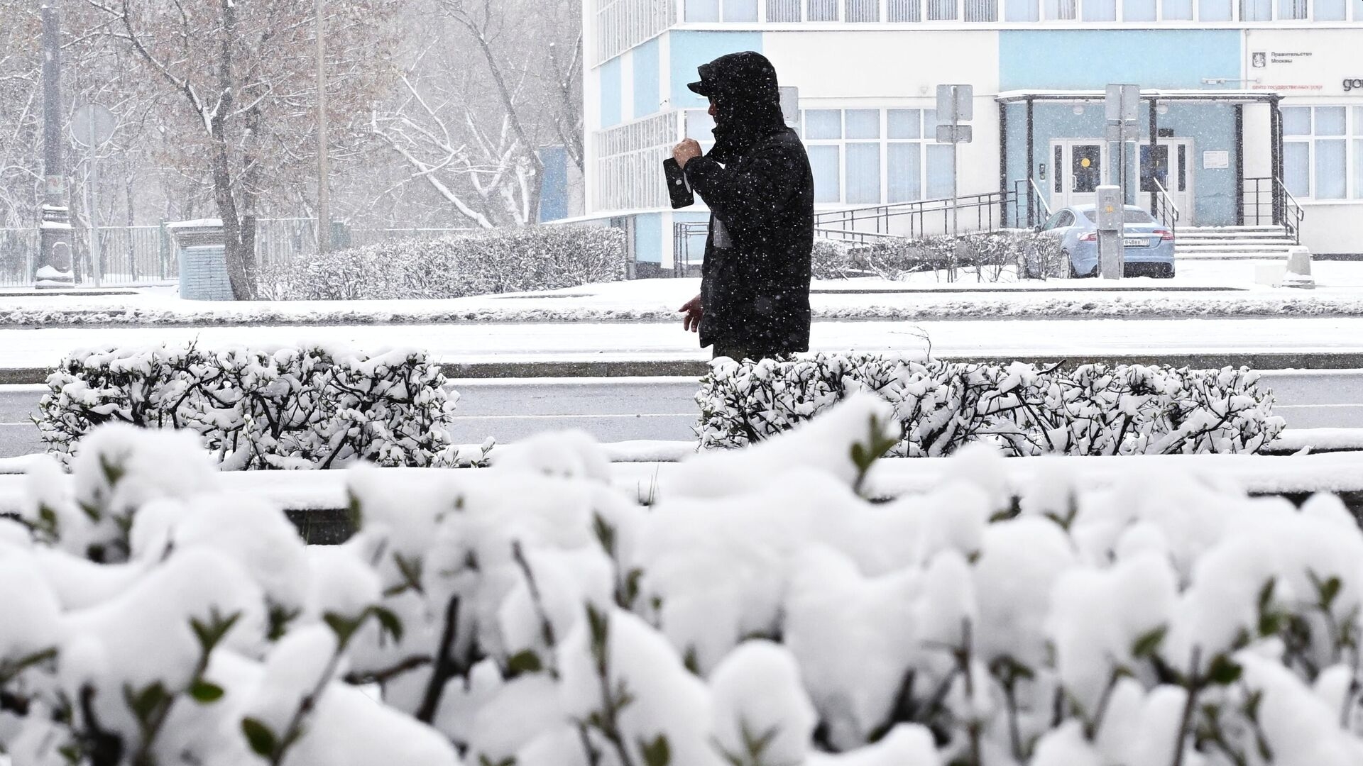 Подмосковье завалило снегом