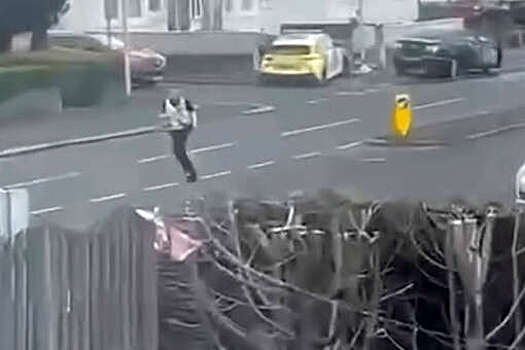 Мужчина ранил бензопилой двух полицейских в Шотландии и попал на видео