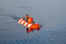 Экипаж подводного аппарата АС-34 опустился на дно Кольского залива