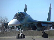 Российский Су-34 уничтожил опорник и личный состав ВСУ в Курской области
