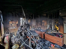 В Волгограде пожарные спасли людей из горящего дома