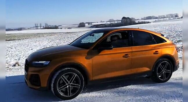 Езду на дизельном Audi SQ5 2021 года по автобану показали на видео