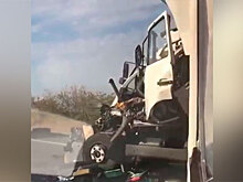 Страшная авария с грузовиком в Ставрополье попала на видео