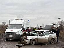 Младенец пострадал в лобовом столкновении "Газели и "Приоры" на трассе "Отрадный-Богатое"