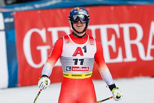 Швейцарец Франьо Фон Алльмен победил в скоростном спуске на ЧМ-2025. Одерматт — пятый