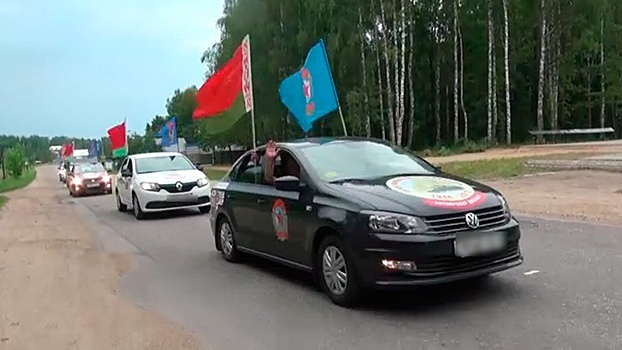 Участники автопробега ДОСААФ проехали Бобруйск и Могилев