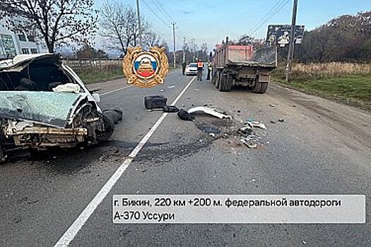Трагическое ДТП в Бикине: пассажирка Тойоты погибла, двое пострадавших