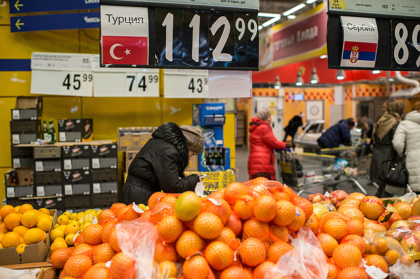 Вступит в силу запрет на ввоз ряда турецких продуктов