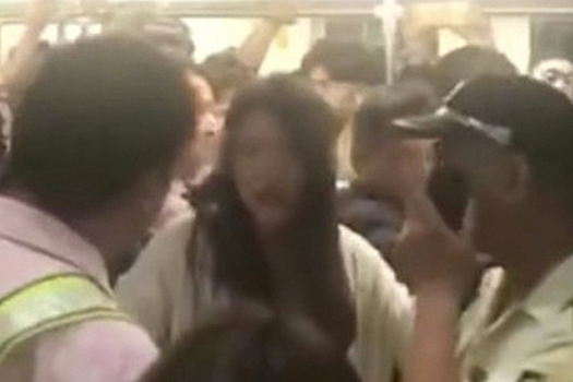 Скандалистка парализовала работу китайского метро