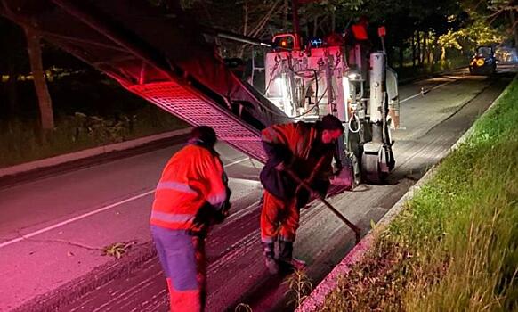 Завершат на месяц раньше ремонт дороги по улице Добролюбова в Новосибирске