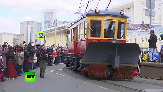 В Москве прошел парад трамваев