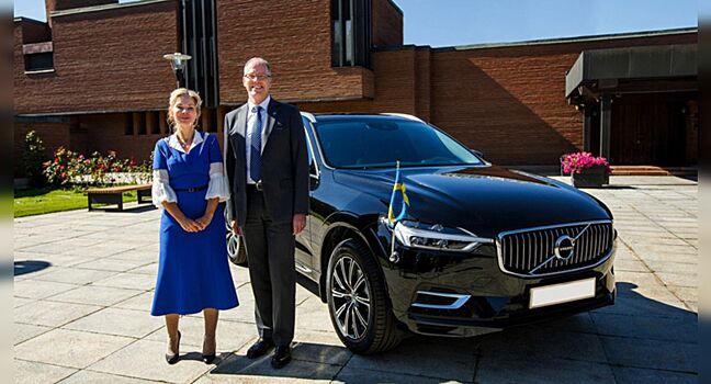 Посольство Швеции в Москве пересело на гибридные модели XC60 Recharge