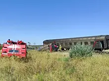 В Самарской области грузовик столкнулся с поездом