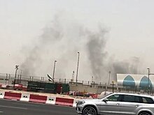 В аэропорту Дубая горит самолёт