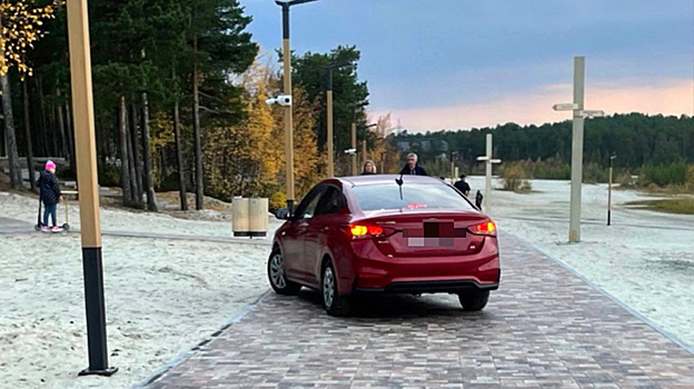 Ноябрянина наказали за езду по набережной Ханто благодаря социальным сетям