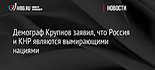 Демограф Крупнов заявил, что Россия и КНР являются вымирающими нациями