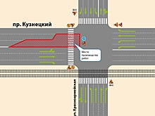 Движение на участке проспекта Кузнецкого в Кемерове временно изменится