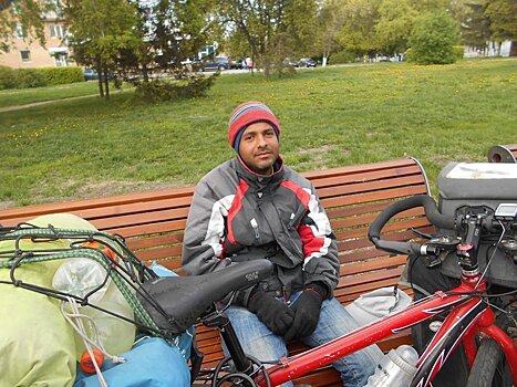 Проездом из Бразилии: велосипедист путешествует через Казахстан