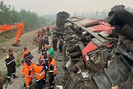 Число погибших при столкновении поездов в Амурской области увеличилось