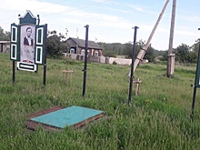 Вандалы разрушили Аллею памяти, созданную тюменским художником на малой родине