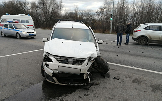 В ДТП в Рыбновском районе пострадали три человека 
