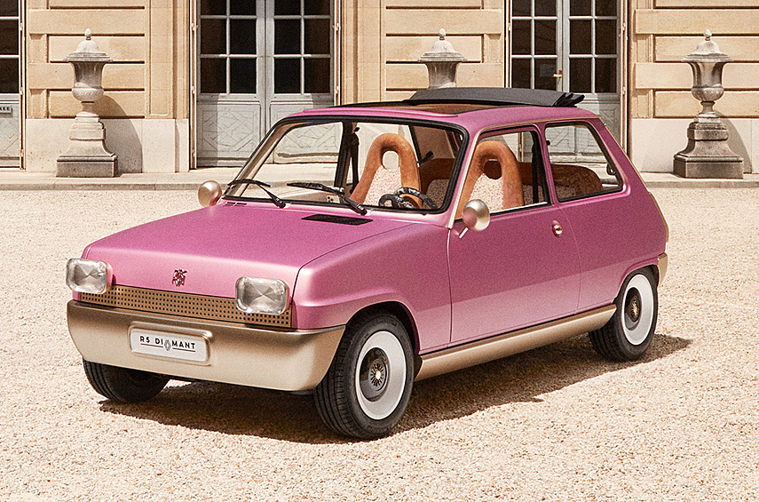 Renault 5 Diamant. В прошлом году исходный хэтчбек в честь полувекового юбилея модели превратили в шоу-кар при участии дизайнера Пьера Гоналона.