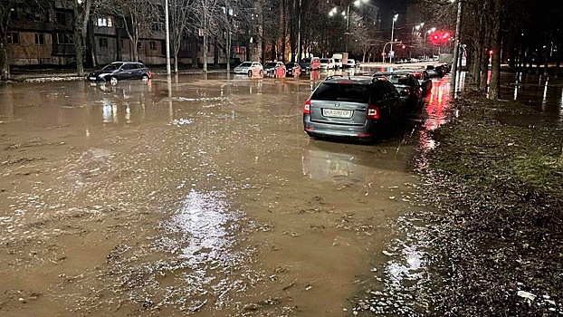 На западе Киева улицы превратились в реки с фекалиями из-за прорыва канализации