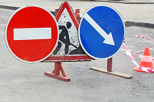 Движение автомобилей по ул. Усова в Томске перекрыто до пятницы