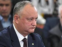 Додон предложил провести парламентские выборы в Молдавии 9 мая