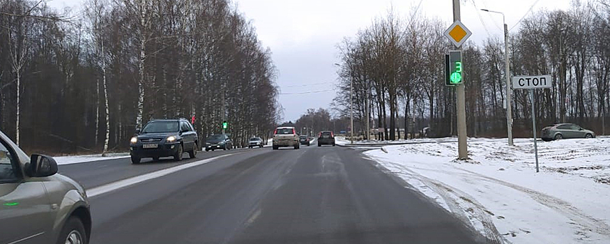 На новой дороге в Костроме фиксируют высокий трафик автомобилей с первого дня открытия