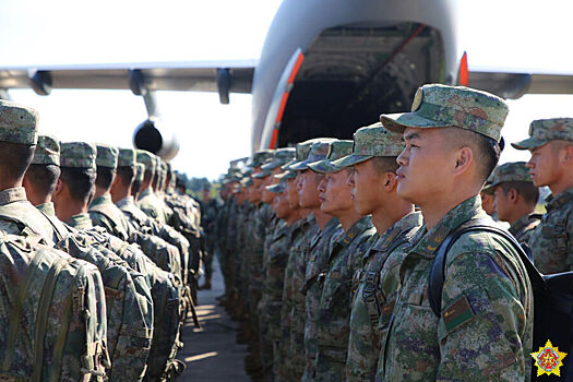 Китайские военные прибыли в Белоруссию