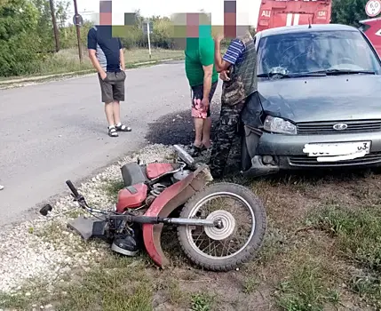 В Самарской области в ДТП пострадали 17-летний мотоциклист и его пассажир